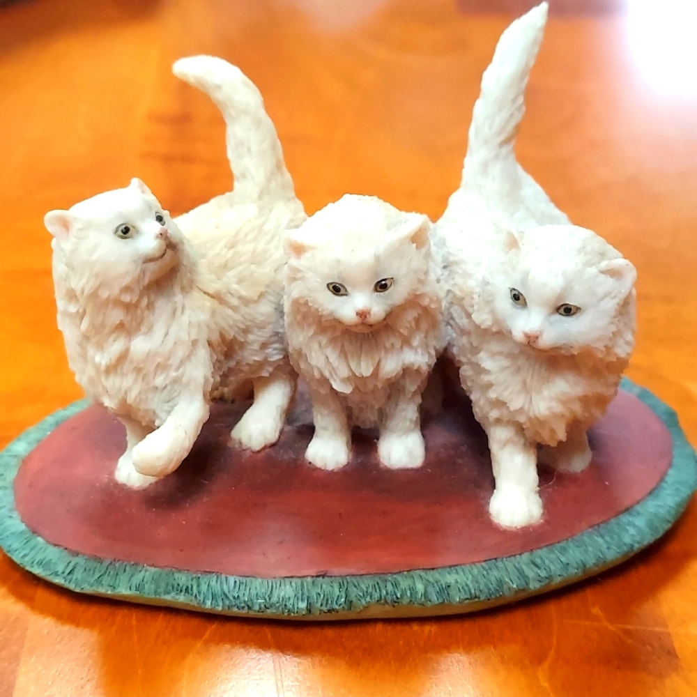 "Cute Cats Advancing" Sculpture